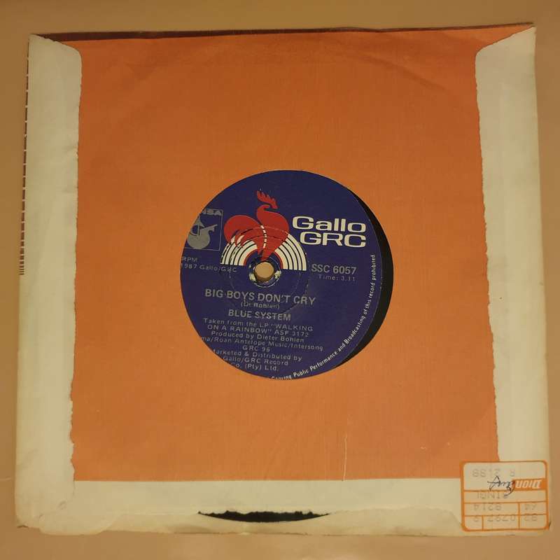 Blue System  Sorry Little Sarah -  Vinyl 7" Record - Very-Good+ Quality (VG+)
