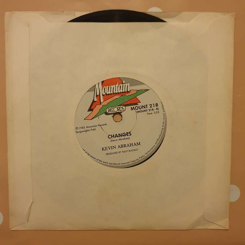 Kevin Abraham  More Than Just A Friend -  Vinyl 7" Record - Very-Good+ Quality (VG+)