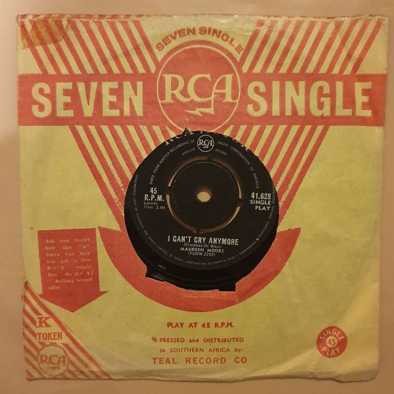 Maureen Moore  Tennessee Waltz - Vinyl 7" Record - Very-Good+ Quality (VG+)