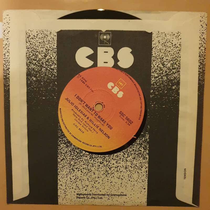 Julio Iglesias And Willie Nelson  To All The Girls I've Loved Before - Vinyl 7" Record - Ve...