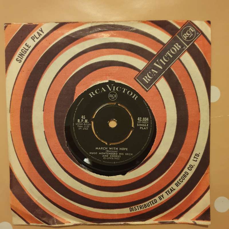 Hugo Montenegro, His Orchestra And Chorus  The Good, The Bad And The Ugly / March With Hope...