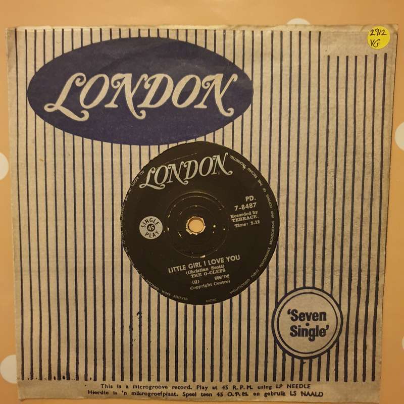 The G-Clefs  I Understand (Just How You Feel) - Vinyl 7" Record - Opened  - Very-Good Quali...