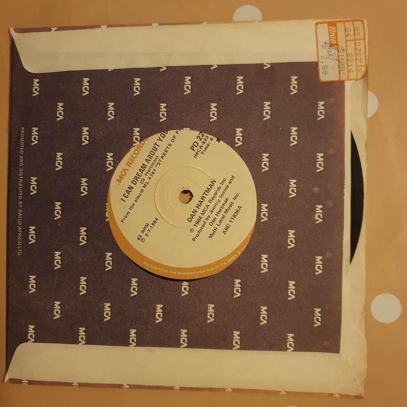 Dan Hartman / The Blasters  I Can Dream About You / Blue Shadows - Vinyl 7" Record - Very-G...