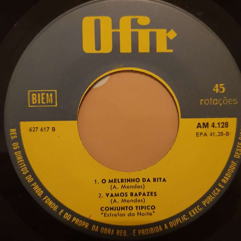 Conjunto Típico - Casei E Enviuvei - Vinyl 7" Record - Very-Good+ Quality (VG+)