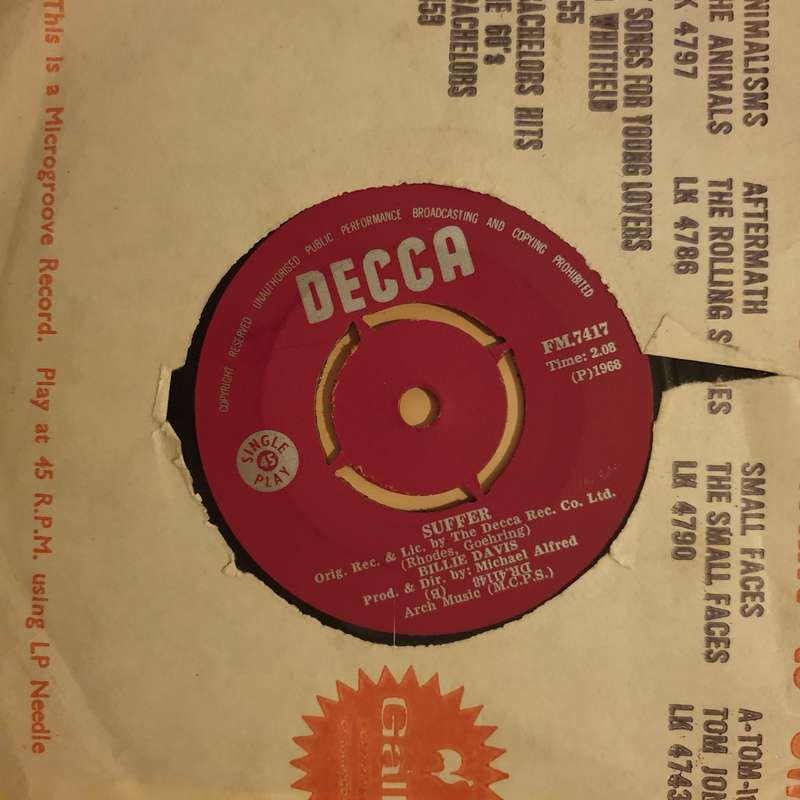 Billie Davis  I Want You To Be My Baby - Vinyl 7" Record - Very-Good+ Quality (VG+)