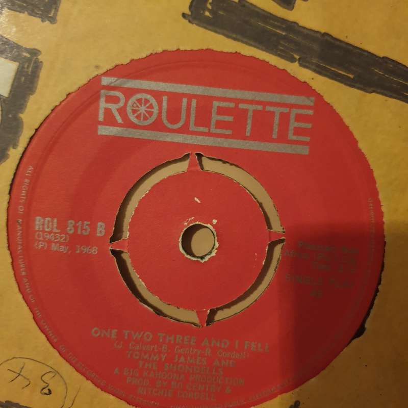 Tommy James And The Shondells  Mony Mony / One Two Three And I Fell - Vinyl 7" Record - Ver...