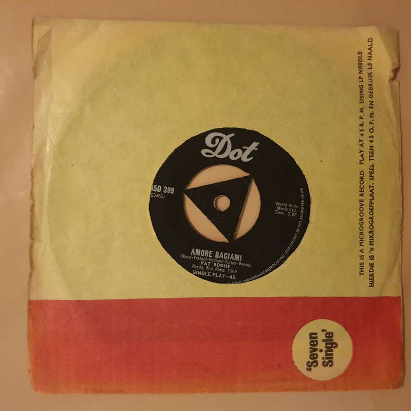 Pat Boone  The Main Attraction -  Vinyl 7" Record - Very-Good+ Quality (VG+)