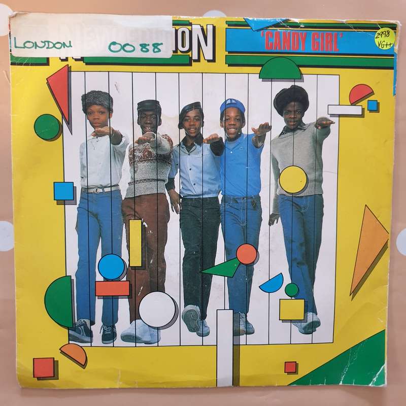 New Edition  Candy Girl  -  Vinyl 7" Record - Very-Good+ Quality (VG+)