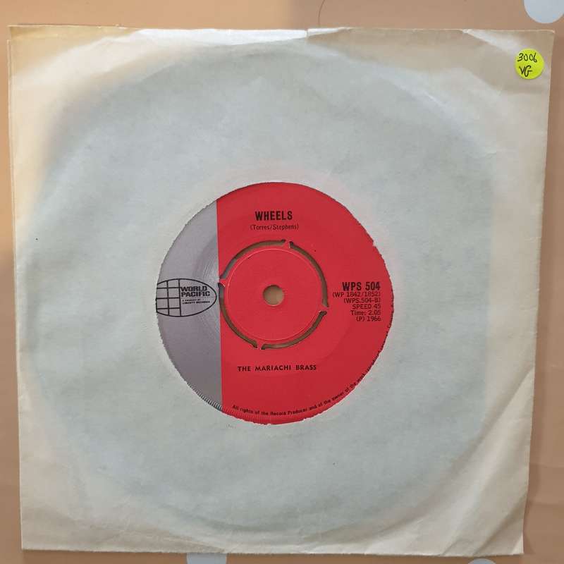 The Mariachi Brass Featuring Chet Baker  Wheels/Happiness Is - Vinyl 7" Record - Very-Good ...