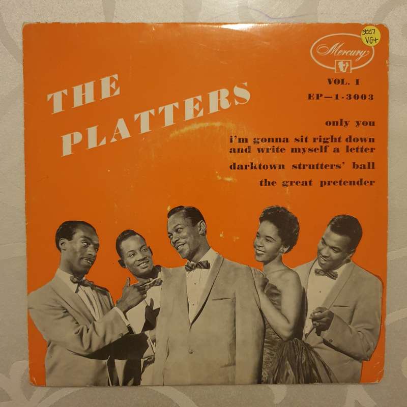 The Platters  The Platters -  Vinyl 7" Record - Very-Good+ Quality (VG+)