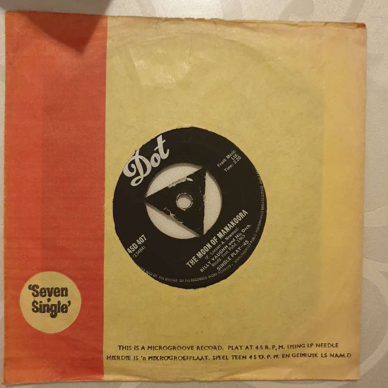 Billy Vaughn  Sukiyaka -  Vinyl 7" Record - Very-Good+ Quality (VG+)