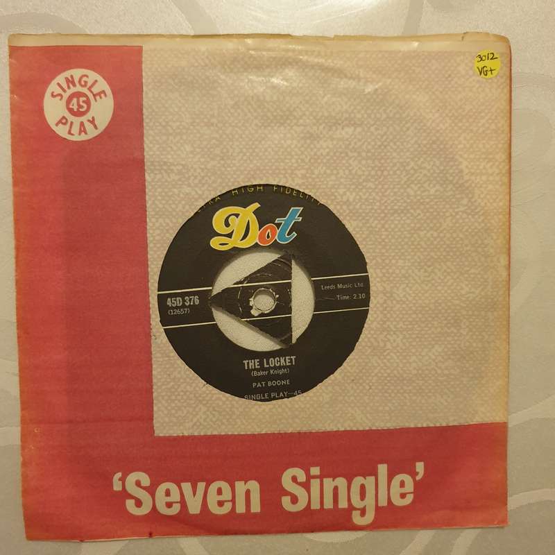 Pat Boone  Speedy Gonzales -  Vinyl 7" Record - Very-Good+ Quality (VG+)