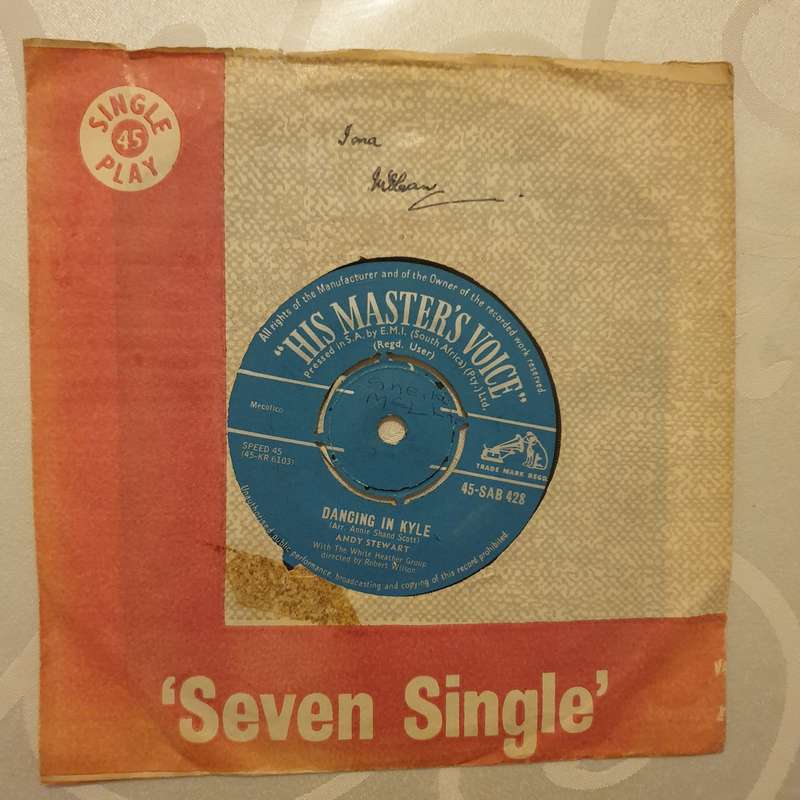 Andy Stewart  Donald Where's Your Trousers/Dancing in Kyle  -  Vinyl 7" Record - Very-Good+...