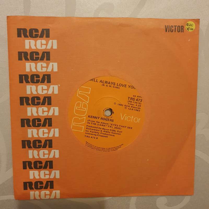 Kenny Rogers Duet With Dolly Parton  Islands In The Stream  -  Vinyl 7" Record - Very-Good+...