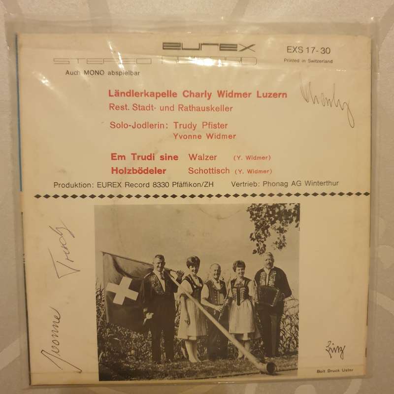 Greetings From Switzerland  -  Vinyl 7" Record - Very-Good+ Quality (VG+)