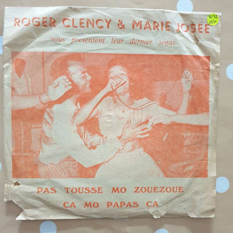 Roger Clency & Marie Joseee-  Vinyl 7" Record - Very-Good+ Quality (VG+)