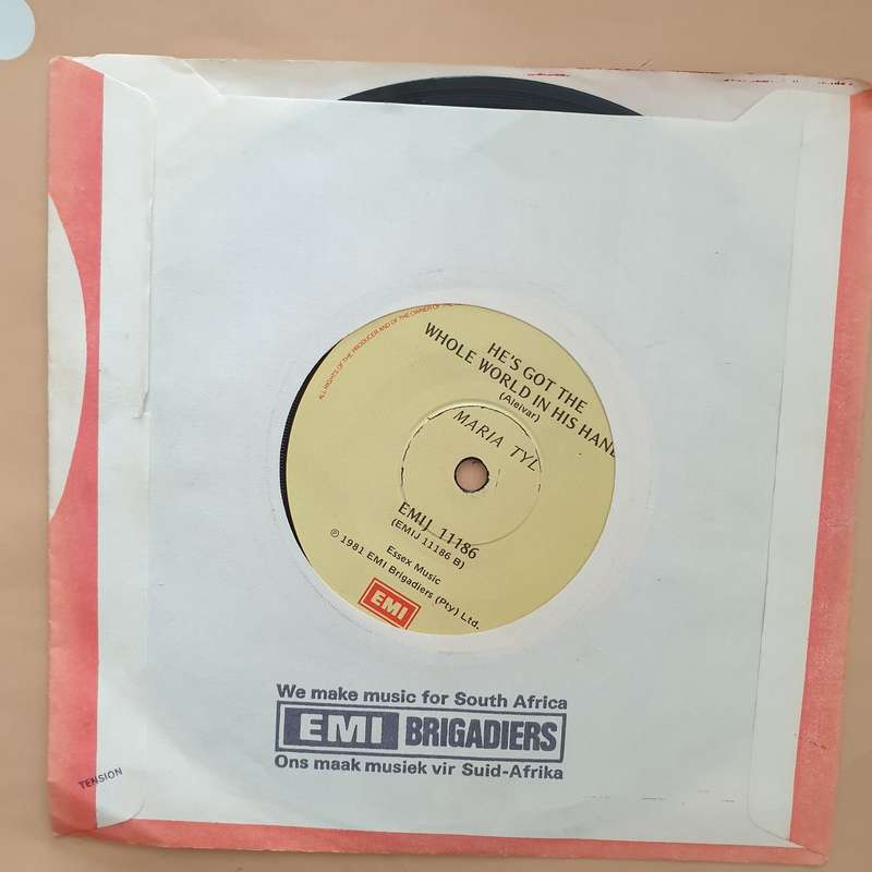 Maria Tyl  Blue Eyes Crying In The Rain / He's Got The Whole World In His Hands - Vinyl 7" ...