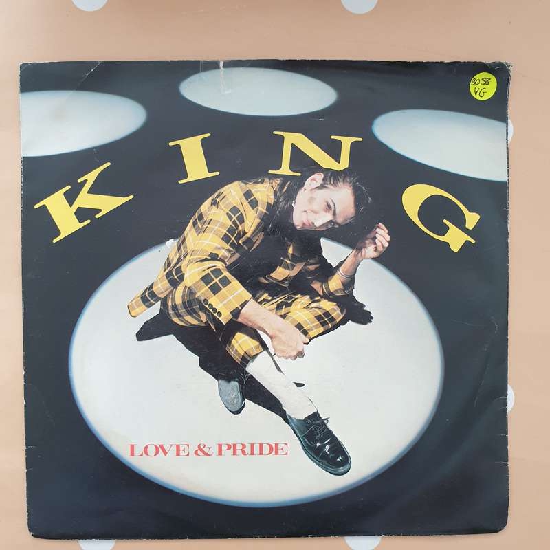 King  Love & Pride - Vinyl 7" Record - Very-Good Quality (VG)
