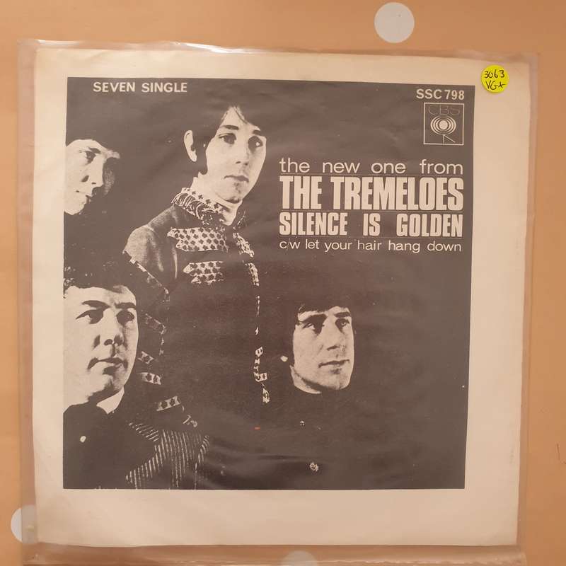 The Tremeloes  Silence Is Golden - Vinyl 7" Record - Very-Good+ Quality (VG+)