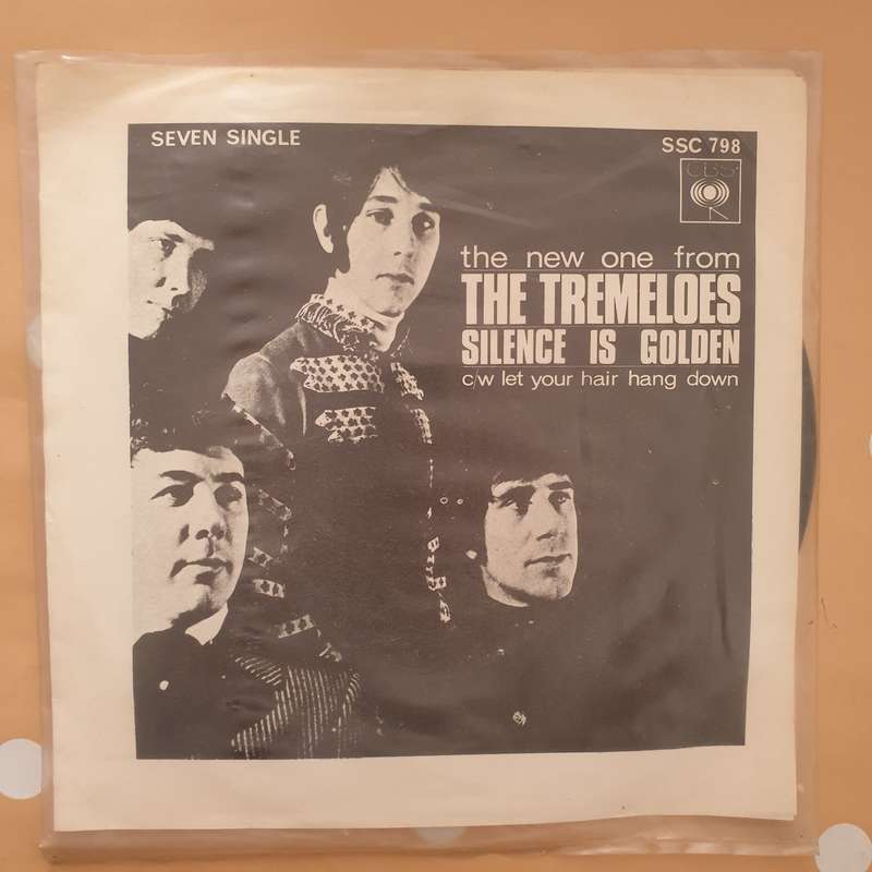 The Tremeloes  Silence Is Golden - Vinyl 7" Record - Very-Good+ Quality (VG+)