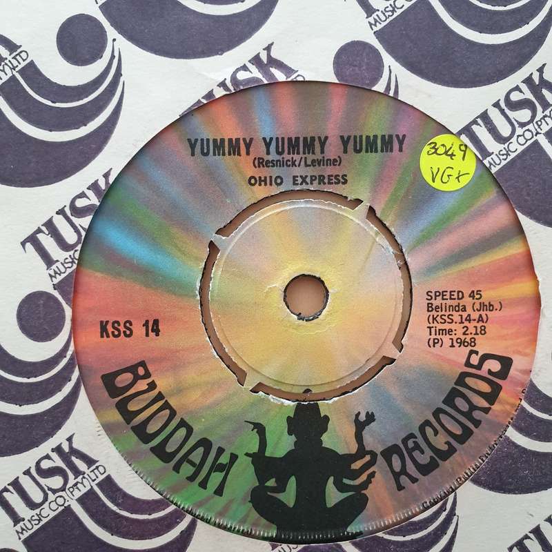 Ohio Express  Yummy Yummy Yummy - Vinyl 7" Record - Very-Good+ Quality (VG+)