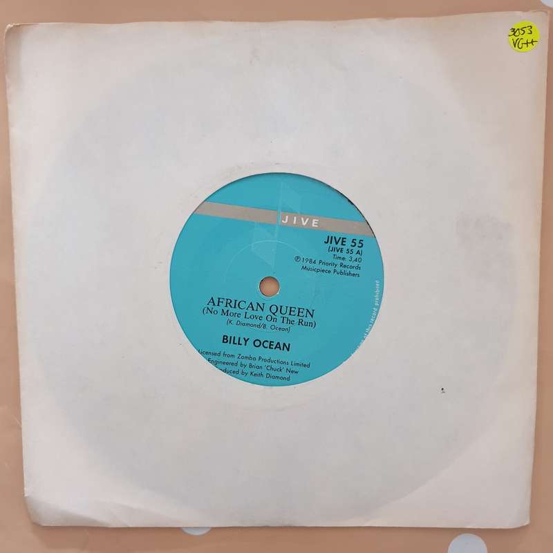 Billy Ocean  African Queen (No More Love On The Run) - Vinyl 7" Record - Very-Good+ Quality...