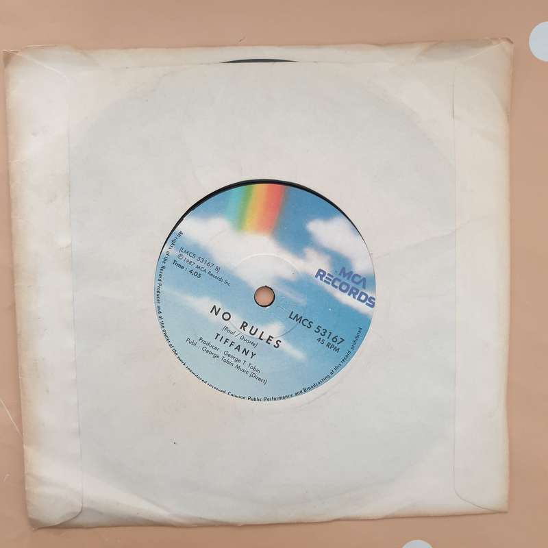 Tiffany  I Think We're Alone Now - Vinyl 7" Record - Very-Good+ Quality (VG+)