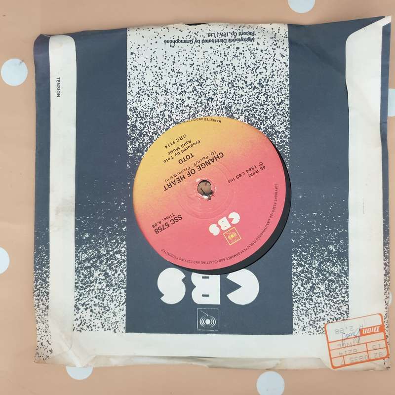Toto  Stranger In Town - Vinyl 7" Record - Very-Good+ Quality (VG+)
