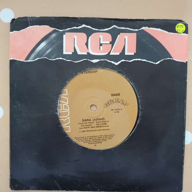 Starship  Sara - Vinyl 7" Record - Very-Good+ Quality (VG+)