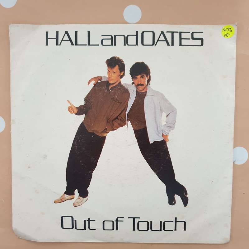 Daryl Hall John Oates  Out Of Touch - Vinyl 7" Record - Very-Good Quality (VG)