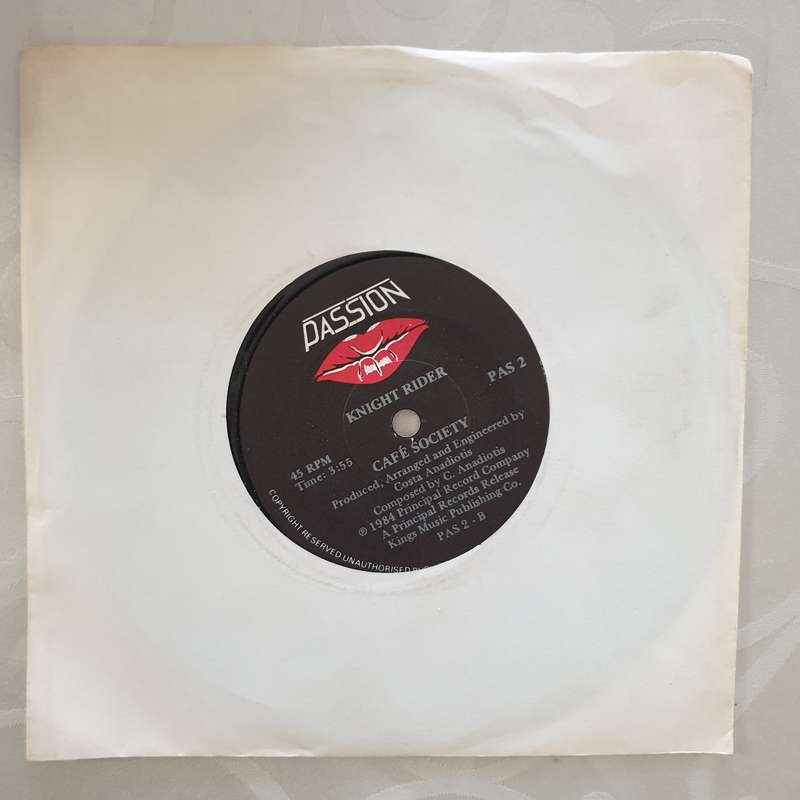 Cafe Society  Somebody To Love - Vinyl 7" Record - Very-Good+ Quality (VG+)