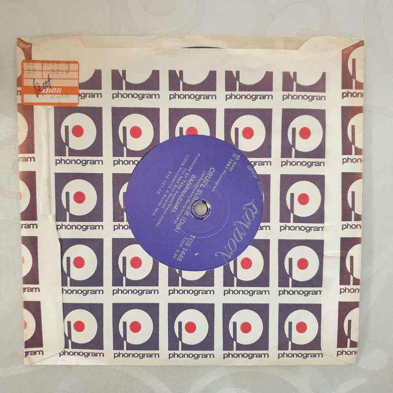 Bananarama  Cruel Summer - Vinyl 7" Record - Very-Good+ Quality (VG+)
