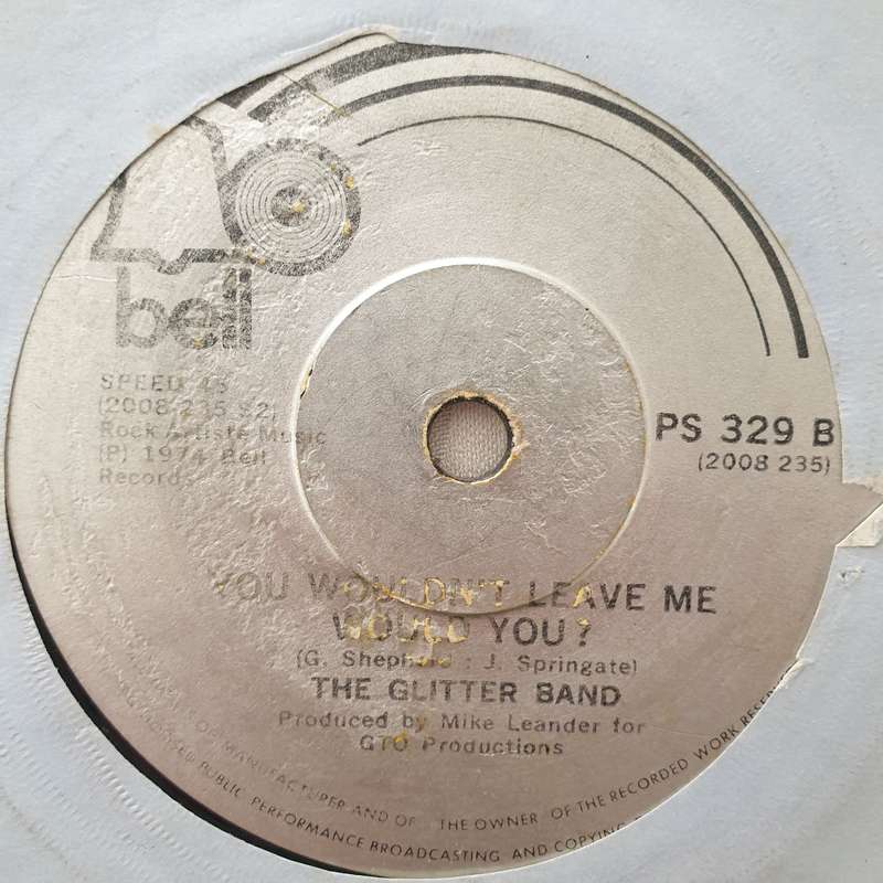 The Glitter Band  Angel Face - Vinyl 7" Record - Good+ Quality (G+)