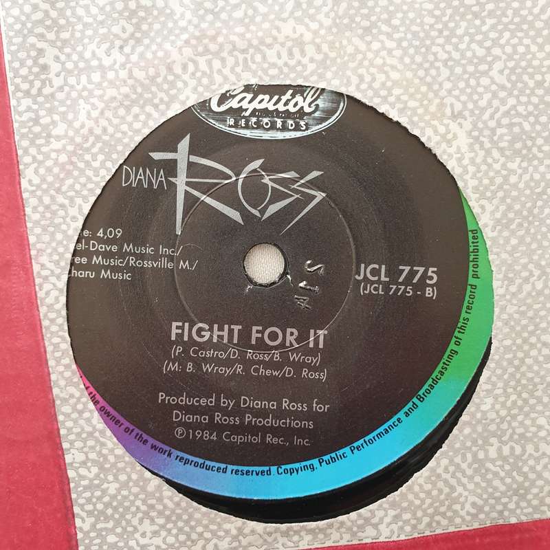 Diana Ross  Touch By Touch - Vinyl 7" Record - Very-Good+ Quality (VG+)