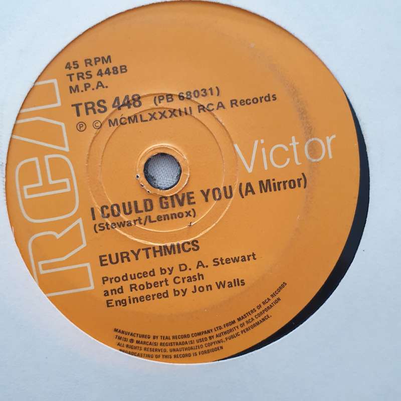 Eurythmics  Sweet Dreams (Are Made Of This) - Vinyl 7" Record - Very-Good+ Quality (VG+)