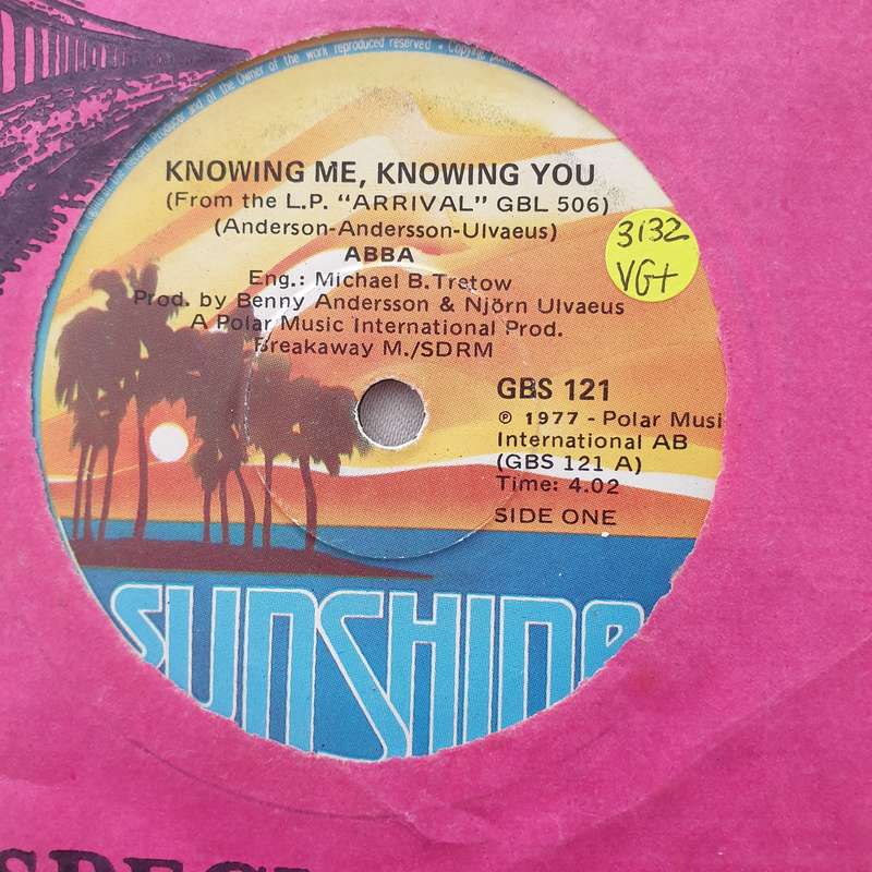 ABBA  Knowing Me, Knowing You / Happy Hawaii (Early Version Of "Why Did It Have To Be Me") ...