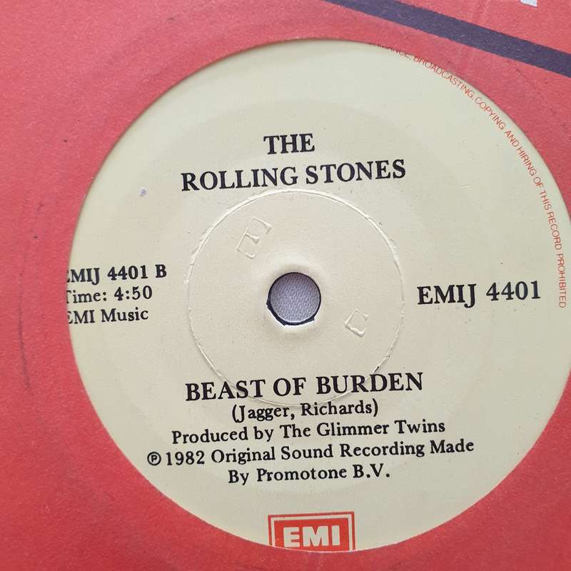 Rolling Stones  Going To A Go Go - Vinyl 7" Record - Very-Good+ Quality (VG+)