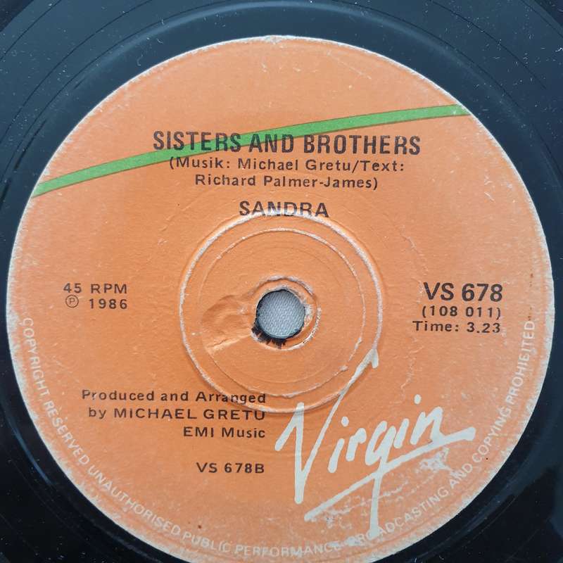 Sandra  Little Girl - Vinyl 7" Record - Good Quality (G)