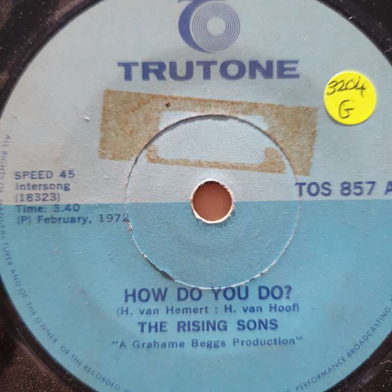 The Rising Sons  How Do You Do / My Son John - Vinyl 7" Record - Good Quality (G)