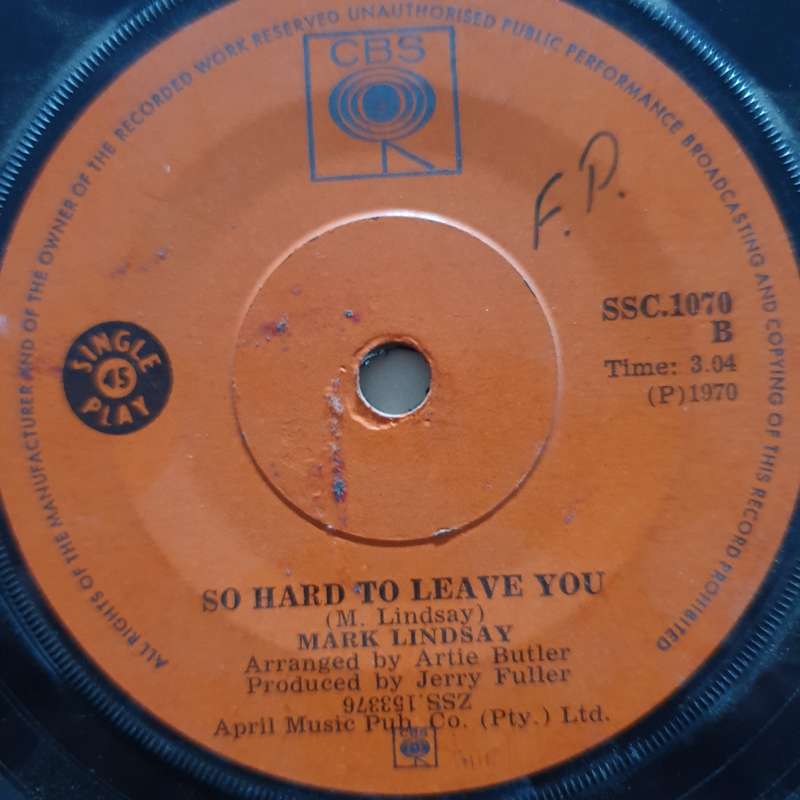 Mark Lindsay  Silver Bird - Vinyl 7" Record - Good Quality (G)