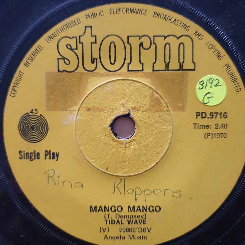 Tidal Wave  Mango Mango - Vinyl 7" Record - Good Quality (G)
