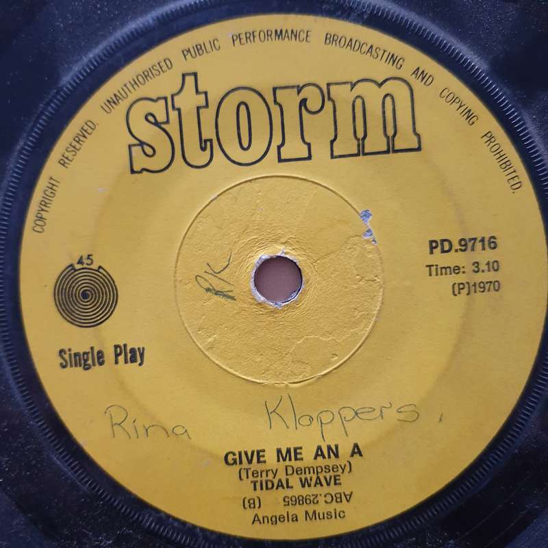 Tidal Wave  Mango Mango - Vinyl 7" Record - Good Quality (G)