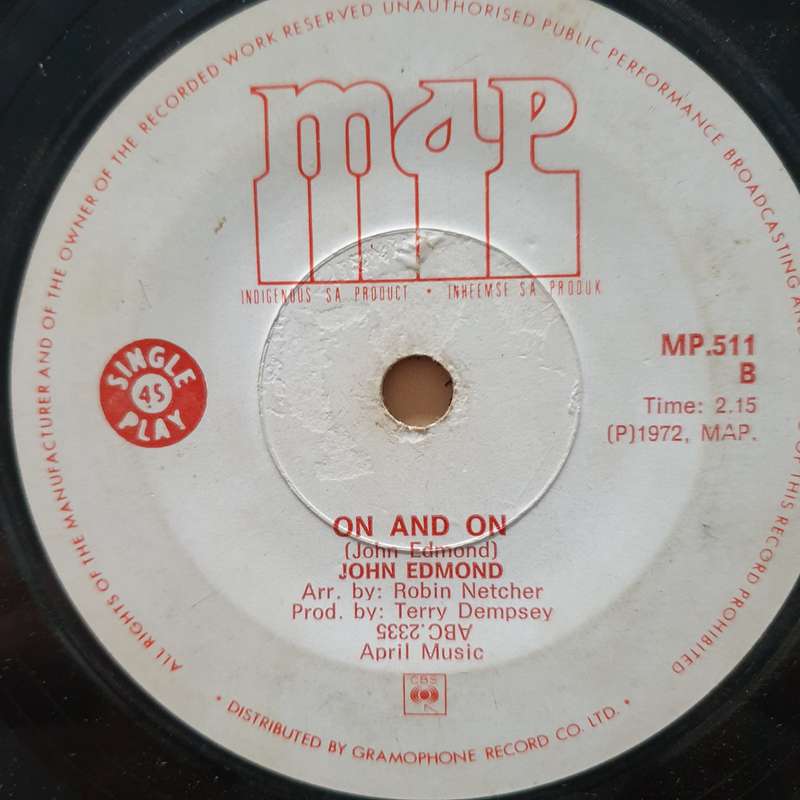 John Edmond - Every Day, Every Night - Vinyl 7" Record - Good Quality (G)