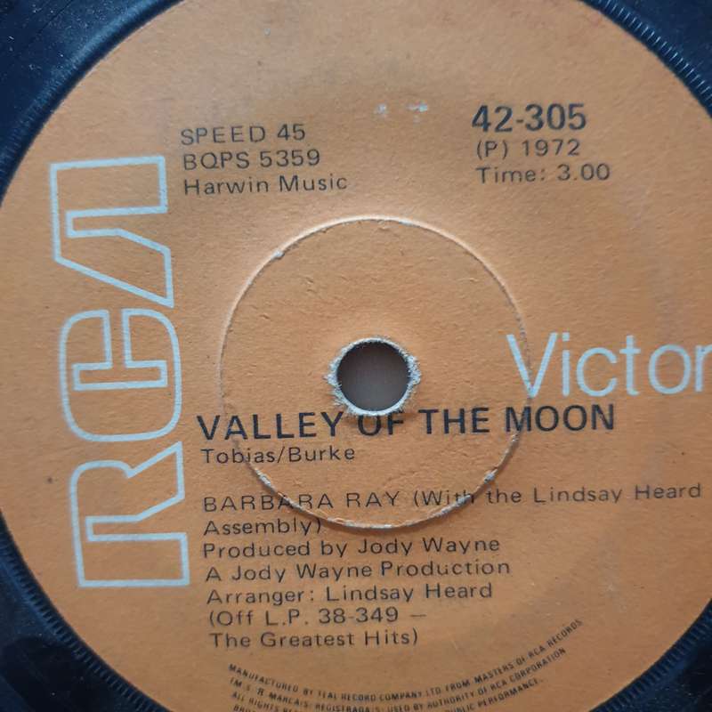 Barbara Ray With The Lindsay Heard Assembly  Cotton Candy Clouds / Valley Of the Moon - Vin...