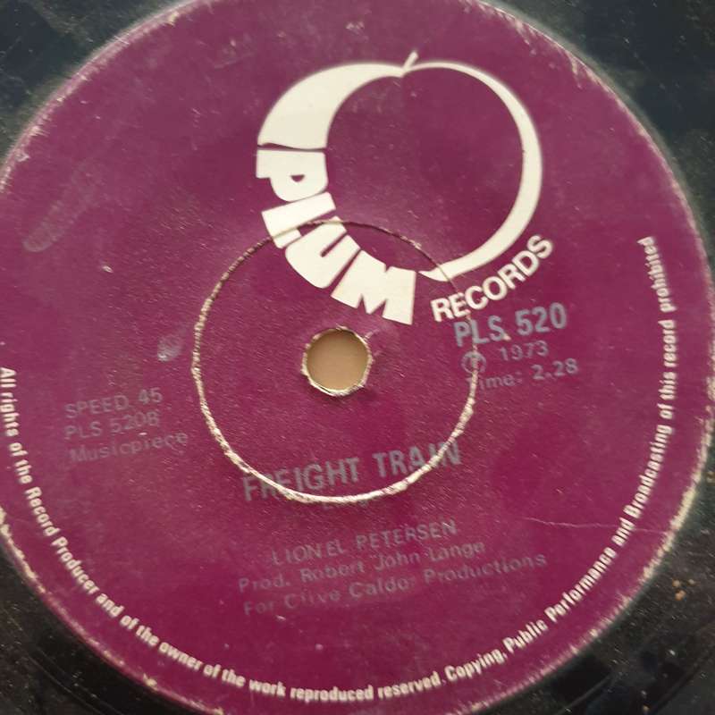 Lionel Petersen  Come Back Liza / Freight Train - Vinyl 7" Record - Good Quality (G)
