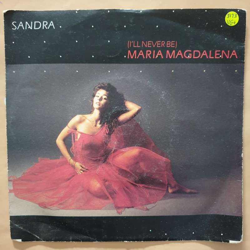 Sandra  (I'll Never Be) Maria Magdalena - Vinyl 7" Record - Very-Good+ Quality (VG+)