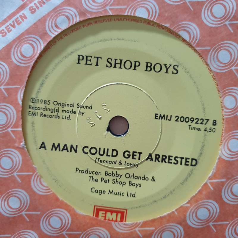 Pet Shop Boys  West End Girls - Vinyl 7" Record - Very-Good+ Quality (VG+)