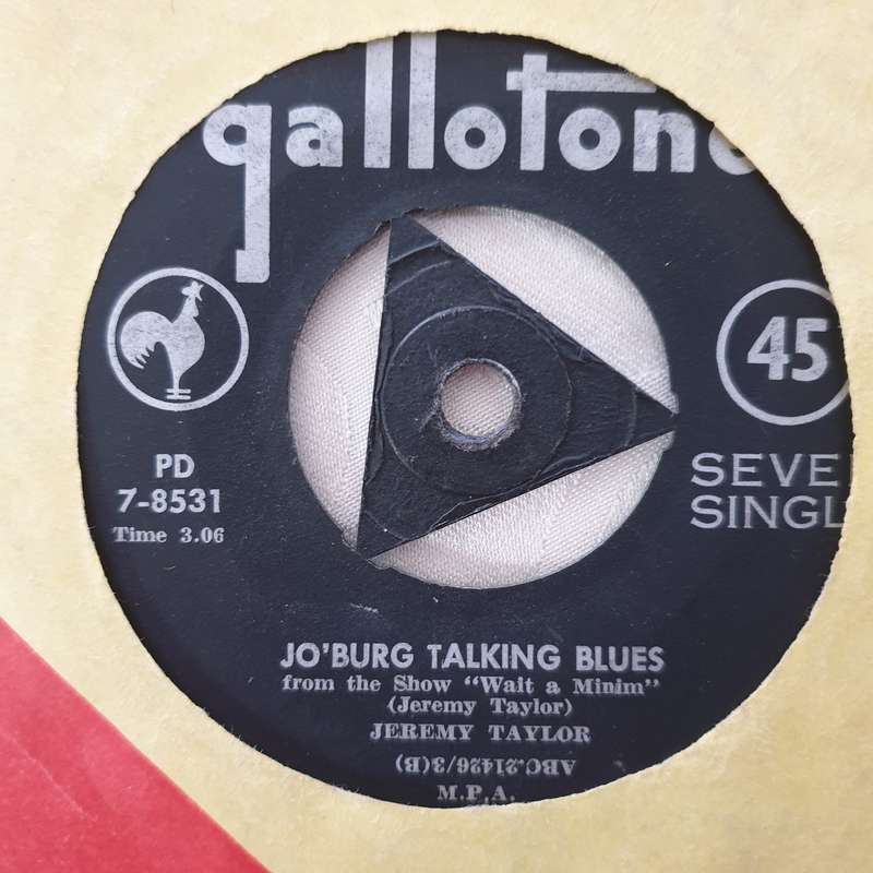 Jeremy Taylor  Ag Pleez Deddy (Ballad Of The Southern Suburbs) - Vinyl 7" Record - Very-Goo...