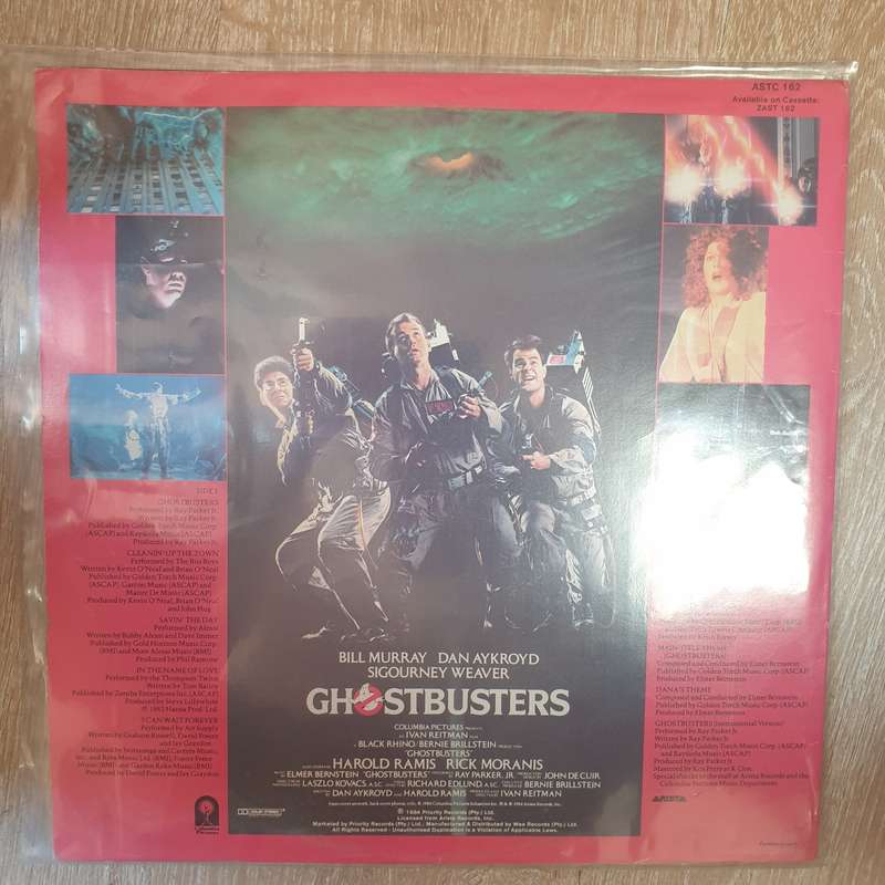 Ghostbusters (Original Soundtrack Album) - Vinyl LP Record - Very-Good+ Quality (VG+)