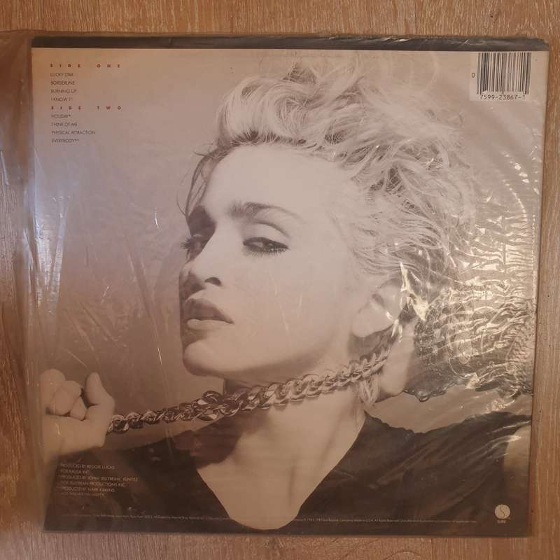 Madonna  Lucky Star (Madonna) - Very Rare Gold Embossed US Promo Cover for SA release with ...